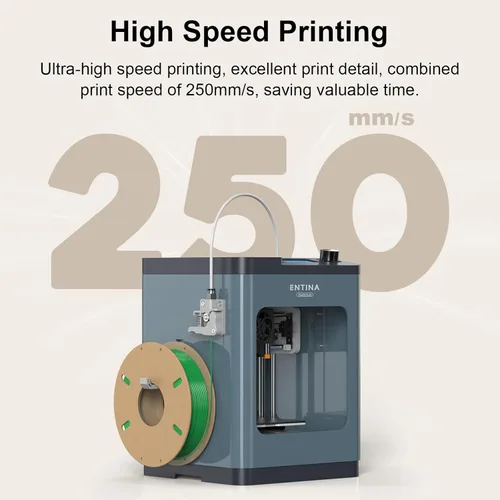 Miniatura 5 de ENTINA Filamento de impresora 3D PLA de alta velocidad de 8.82 oz para Tina2 Plus, precisión dimensional +/- 0.001 in, paquete de filamento