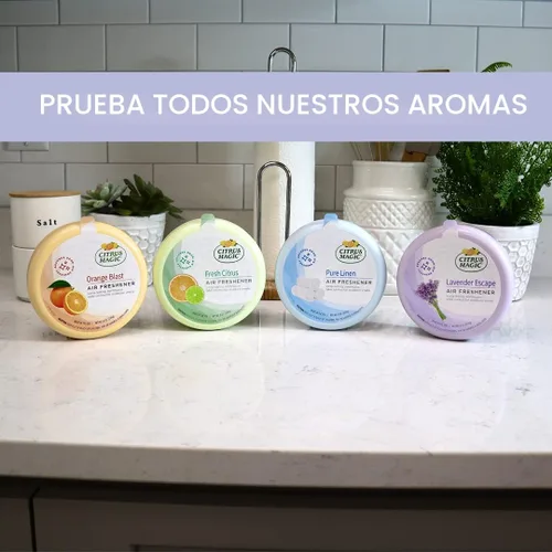 Miniatura 9 de Citrus Magic Ambientador sólido absorbente de olores, lino puro, 8 onzas, paquete de 3