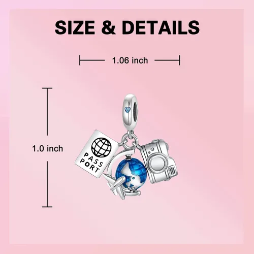 Miniatura 228 de Dije de girasol con diseño de estrella y luna y elefante para pulsera, collar de plata de ley 925, dijes de corazón de amor para mujer, regalo