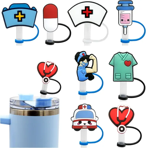 Miniatura 9 de Tapa para vasos Stanley, compatible con vasos de 30 y 40 onzas, tapas reutilizables a prueba de polvo, fundas para regalos de Navidad 6