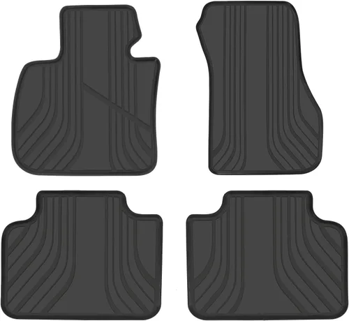 Miniatura 15 de Alfombrillas de coche SAN AUTO para BMW X3 G01 X4 G02 Ajuste personalizado 2018 2019 2020 2021 2022 2023 2024 Negras y blancas, revestimientos