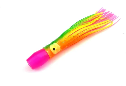 Miniatura 17 de Lobo Lures Micro-Typhoon UV 5 "Mahi Tuna Ahi Señuelo Trolling Señuelo Big Game Azul Lumo Glow