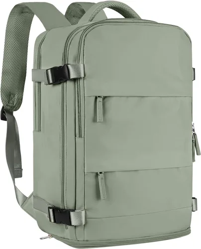 Miniatura 15 de coofay Mochila de viaje, para laptop, unisex, aprobada para aviones, bolsa de mano, equipaje, para artículos personales, para debajo del asiento