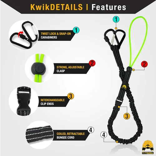 Miniatura 4 de KwikSafety - Charlotte, NC - TORNADO Fall Protection Safety Harness [Full Body Single D-Ring] Construction ANSI Tested OSHA Estándar