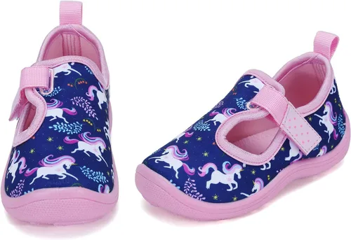 Miniatura 2 de FANTURE Zapatos de agua para niños y niñas, sandalias lindas para playa, natación, piscina, parque acuático, tenis acuáticos para niños pequeños