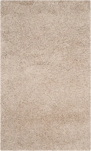 Miniatura 32 de SAFAVIEH Laguna Shag Collection - Alfombra decorativa, 2 pies 3 pulgadas x 4 pies, color beige, diseño sólido, no desprende pelusa y de fácil