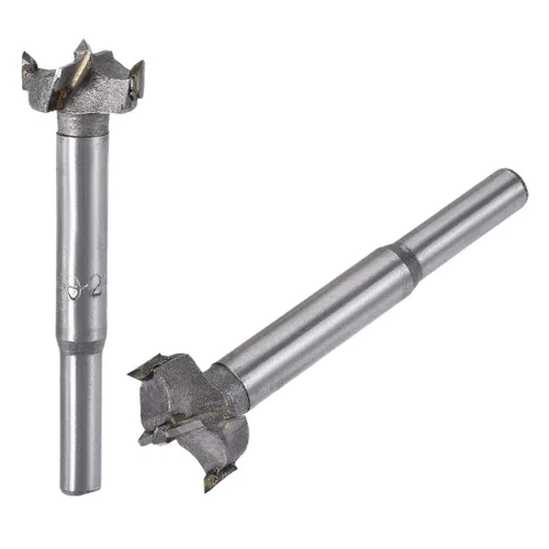 Miniatura 7 de uxcell Forstner Brocas de taladro de madera de 0.709 in y 0.748 in de diámetro. Sierra de agujero punta de acero de aleación de carburo de corte