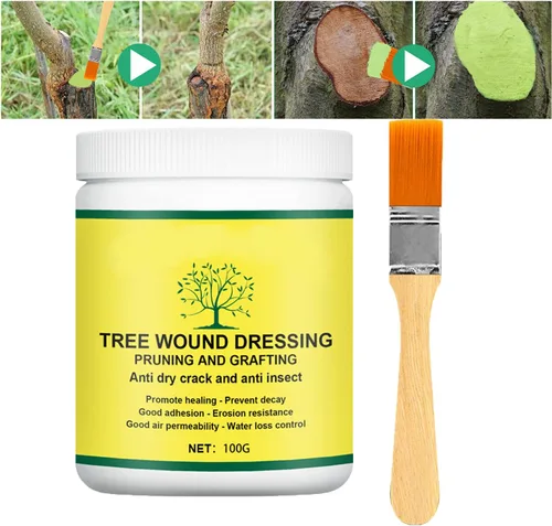 Sellador de heridas de árbol, pasta de corte de bonsái, sellador de poda, pasta curativa para heridas de árboles, sellador de poda y aderezo de
