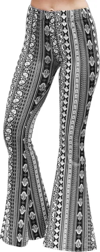 Miniatura 3 de Daisy Del Sol - Pantalones de yoga cómodos y elásticos de cintura alta, estilo boho de los 70 con parte inferior acampanada