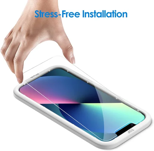 Miniatura 4 de JETech - Protector de pantalla para iPhone SE 3/2 (Edición 2022/2020), iPhone 8/7/6s/6, 4.7 pulgadas, película de vidrio templado con herramienta