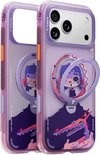 Miniatura 28 de TORRAS Ostand Q3 Air - Funda para iPhone 17 Pro Max con soporte magnético de 360°, compatible con MagSafe, probado contra caídas de grado militar
