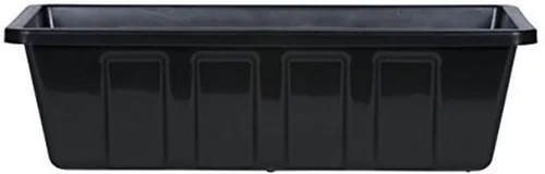 Miniatura 6 de Novelty Poly-Pro Jardinera de plástico para flores , Caja de flor, 36 - pulgadas Negro