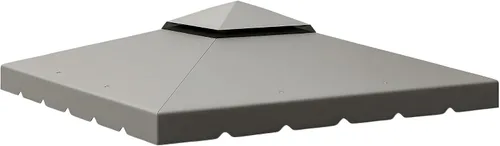 Miniatura 11 de Outsunny - Reemplazo de toldo para gazebo de 10 x 10 pies, cubierta superior con techo doble ventilado para marco Outsunny de 9.7 x 9.7 pies