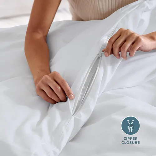Miniatura 6 de Bare Home - Funda de edredón de ropa de cama extra larga - Colección premium de 1800 hilos súper suave - Funda de edredón ligera y fresca - Ropa