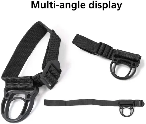 Miniatura 2 de JeCar 2 piezas de gancho para barra enrollable para colgar ropa para Jeep Wrangler CJ YJ TJ LJ JK JKU JL JLU JT Sports Sahara Freedom Rubicon & Negro