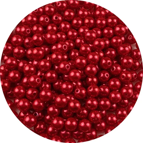 Miniatura 50 de Perlas de cuentas, 4000 piezas de cuentas de perlas de 3 mm redondas para llaveros, pulseras, collares, llaveros, joyería, manualidades, decoración