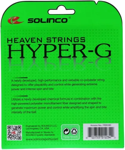 Miniatura 3 de Solinco Hyper-G Heaven cuerda de poliéster alto poder de efecto, paquete de 40 pies