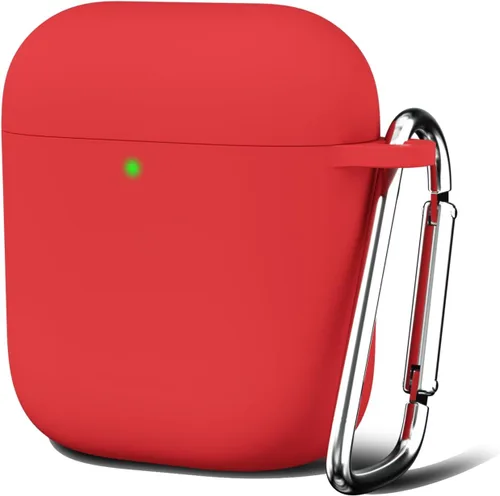 Miniatura 17 de Oakxco Funda de silicona para Airpods 3, bonita funda rígida femenina para Airpods de 3ª generación con llavero, gel de goma colorido suave de TPU