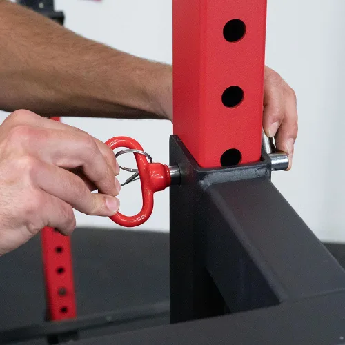 Miniatura 7 de Titan Fitness Barra de inmersión en Y para bastidores de potencia serie T-3, accesorio de inmersión montado en rack, capacidad de 500 libras