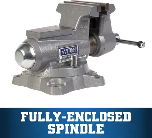 Miniatura 7 de Morsa de banco Wilton Mechanics Pro, 5-1/2" de ancho de mandíbula, 5" de abertura de mandíbula, 3-5/8" de garganta (Modelo 855M)