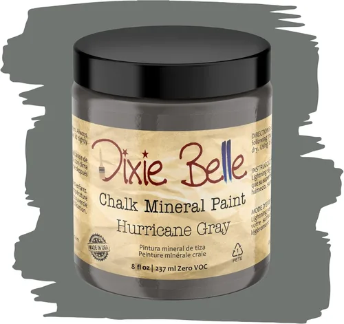 Miniatura 11 de Dixie Belle Paint Company - Pintura con acabado de tiza para muebles, color negro (Caviar), 1 galón, 128 fl oz, pintura mineral color rosa intenso