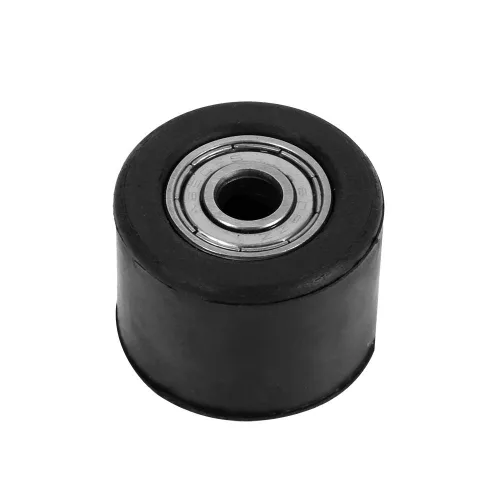 Miniatura 2 de Keenso Rodillo de cadena, rueda de polea tensor de cadena de 0.315 in, color negro, para moto motorizada de motocross, pit bike enduro motocicleta