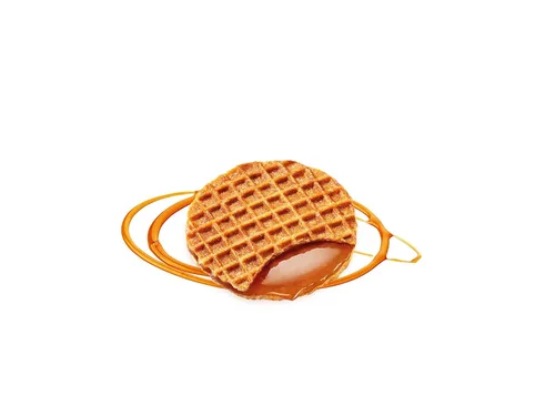 Miniatura 4 de DAELMANS Stroopwafels, gofres holandeses tostados suaves, caramelo, aperitivo de oficina, regreso a clases, tamaño mini, lácteos kosher, auténtico