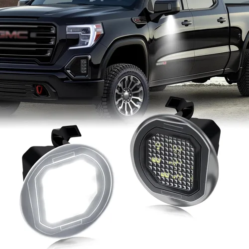 Miniatura 8 de D-Lumina Luces LED de espejo compatibles con Chevy Silverado GMC Sierra 1500 Tahoe Suburban Avalanche 1500 2500 Cadillac Escalade ESV EXT Yukon XL