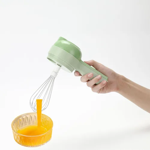 Miniatura 5 de 5 en 1 máquina de corte de verduras eléctrica portátil de mano, cortador eléctrico de verduras, máquina de corte y trituración eléctrica