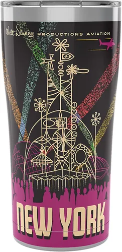 Miniatura 9 de Tervis Disney Mickey Mouse One : Walt's Plane - Póster de viaje de Nueva Orleans, vaso aislado de triple pared mantiene las bebidas frías