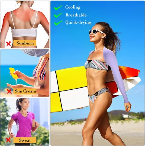 Miniatura 4 de Women Cooling Shawl Arm Sleeve Sun Protection Shrug