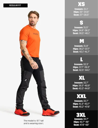 Miniatura 3 de RevolutionRace Pantalones GP Pro para hombre, pantalones duraderos y ventilados para todas las actividades al aire libre