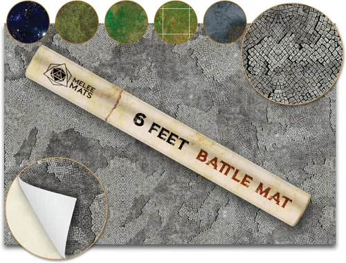 Miniatura 9 de Wargaming - Alfombrilla de batalla, 48 x 72 pulgadas, terreno para Warhammer 40K, Dungeons and Dragons, RPG de mesa, miniaturas