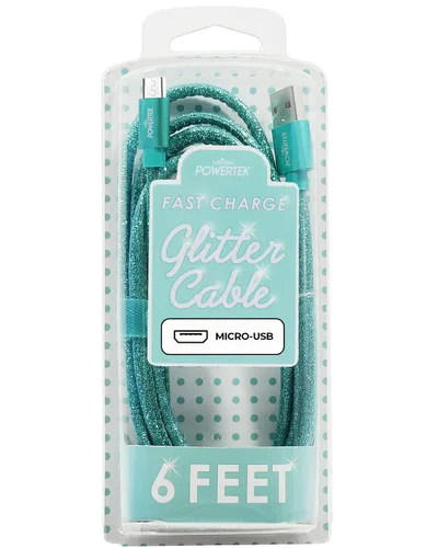 Miniatura 12 de Liquipel Powertek - Cable de carga micro USB para teléfonos celulares y dispositivos electrónicos, 6 pies (negro)