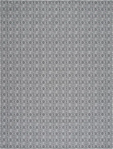 Miniatura 3 de Martha Stewart x SAFAVIEH - Colección de alfombras de área de 8 x 10 pies, carbón y gris, tejido plano, de algodón, ideal para sala de estar