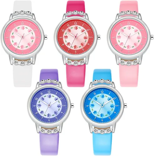 Miniatura 8 de WUTAN Kids Watch Girls Ages 6-8 8-10 10-12, Wrist Watches for Girls Gifts Waterproof Reloj para Niños Niñas 6 7 8 Year Old Girl Birthday Gift