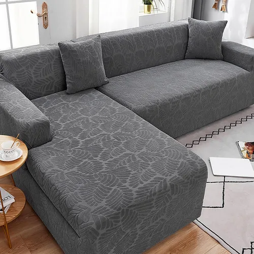 Miniatura 16 de Fundas elásticas para sofá modular, funda de sofá jacquard en forma de L, gruesa y antideslizante, protector de muebles, funda de sofá adecuada
