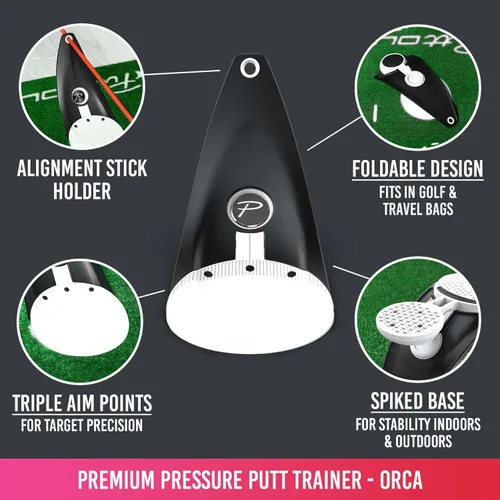 Miniatura 5 de PuttOUT Entrenador de putt de presión prémium: perfecciona tu putting de golf