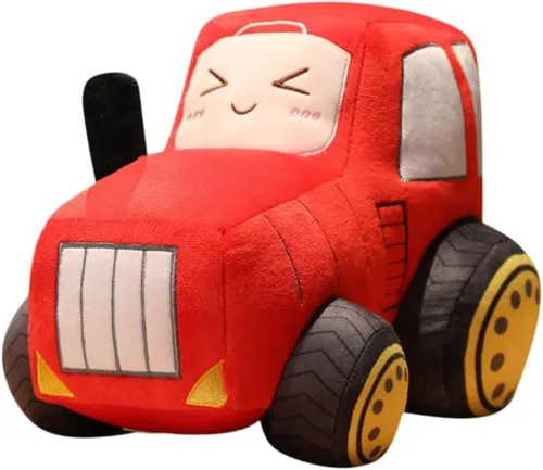 Miniatura 10 de Juguete de peluche suave para automóvil, almohada de peluche para automóvil, diseño de dibujos animados, regalo para niños, cumpleaños, fiesta