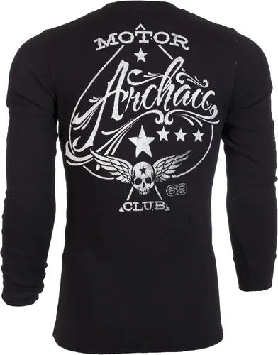 Miniatura 3 de Archaic by Affliction - Camisa térmica para hombre, color negro