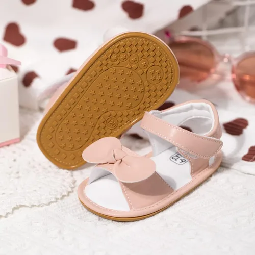Miniatura 121 de Meckior Sandalias de verano con punta abierta y suave de piel sintética para bebés y niñas pequeñas