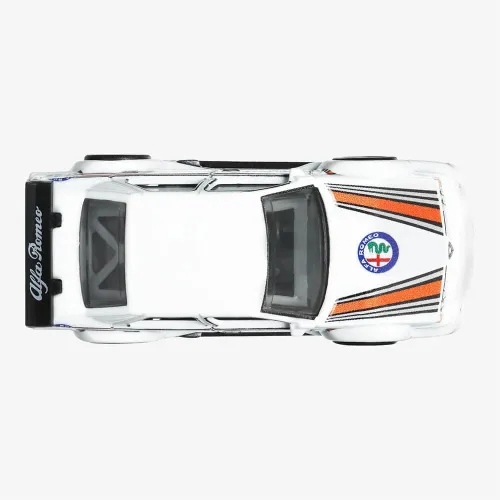 Miniatura 4 de Hot Wheels Alfa Romeo 155 V6 Ti, Spettacolare 1/5 [Blanco]