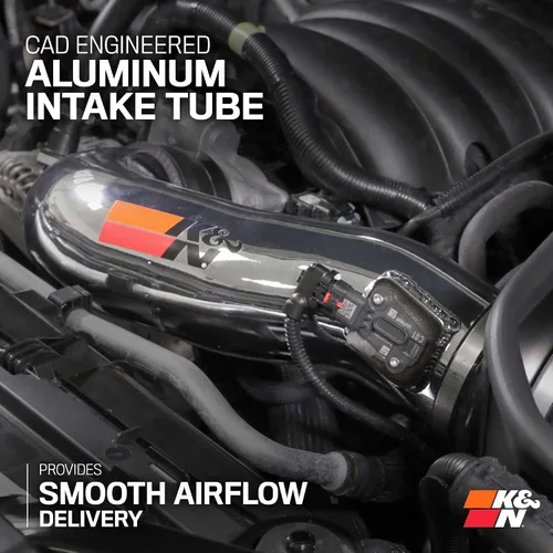 Miniatura 5 de K&N - sistema de admisión de aire frío: Alto rendimiento; aumenta los caballos de fuerza: Compatible con Chevrolet Silverado 1500 2019-2020; GMC