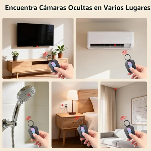 Miniatura 5 de Detector de cámara oculta actualizado 2026, buscador de cámara antiespía, detector de dispositivos ocultos, lápiz de privacidad, escáner de cámara