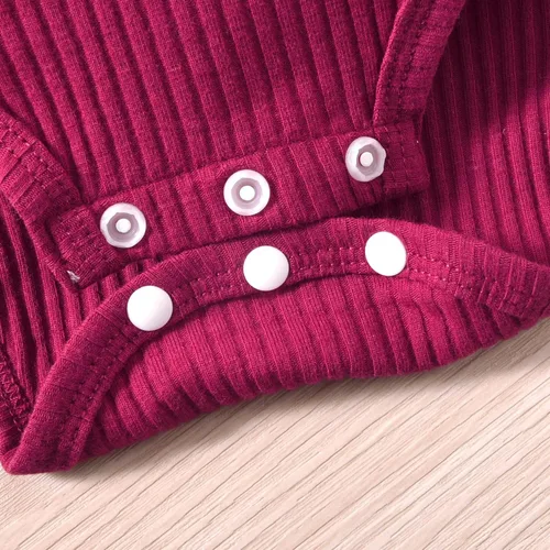 Miniatura 105 de Unutiylo Ropa de bebé recién nacida prematura con tirantes, traje de otoño e invierno, traje de manga larga con volantes