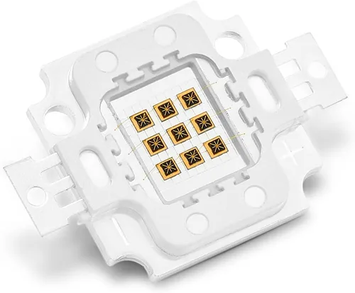 Miniatura 19 de CHANZON Foco LED de alta potencia de 10W con chip infrarrojo (IR 850nm / Entrada 900mA / DC 5V - 6V / 10 vatios) SMD COB Diodo emisor de luz para O)