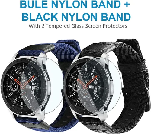 Miniatura 2 de Maxjoy Correas para Galaxy Watch de 1.81 pulgadas, Galaxy Watch 3 de 1.77 pulgadas, Gear S3 Frontier, correa de repuesto de nailon de liberación