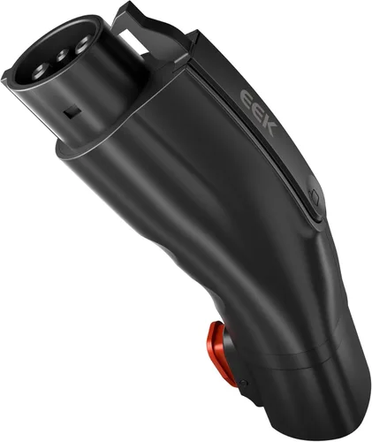 EEK Adaptador a J1772 para Tesla, adaptador de cargador apto para J1772 EVs, carga rápida máxima de 60 A 250 V, certificados de seguridad y Negro