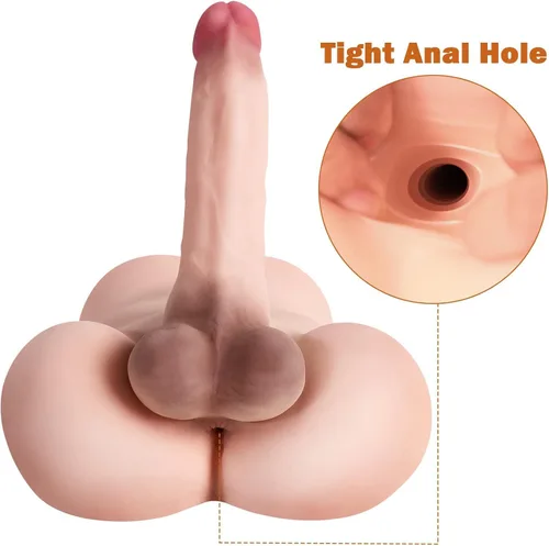 Miniatura 3 de Muñeca sexual masculina de 6.2 libras con consolador grande realista, muñeca sexual para mujeres, muñecas sexuales, torso, juguete sexual gay