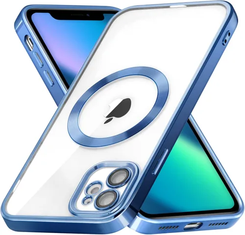 Miniatura 10 de ZCDAYE Funda con purpurina para iPhone 11 con decoración de diamantes, funda brillante de lujo con protector de cámara compatible con carga sin